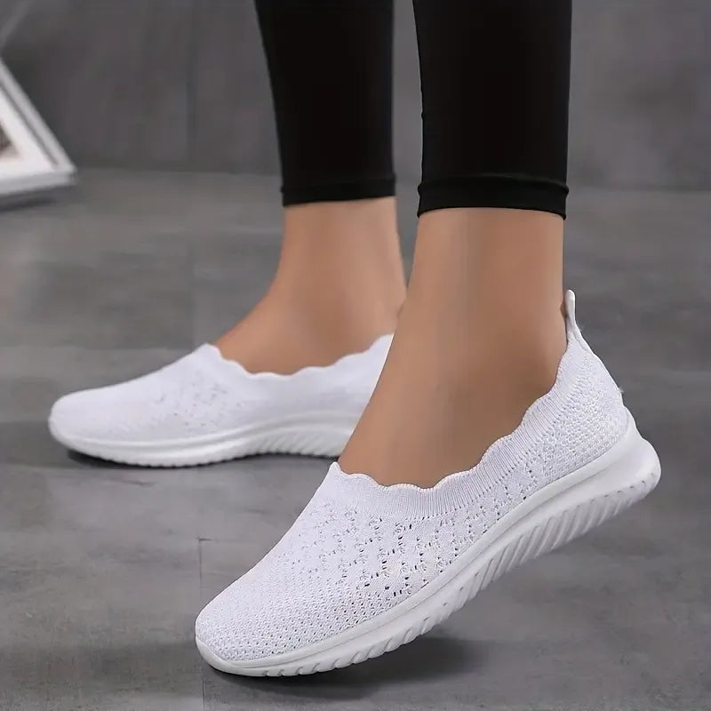 Katie - Breathable Slip-On Knit Flat Shoes for Women