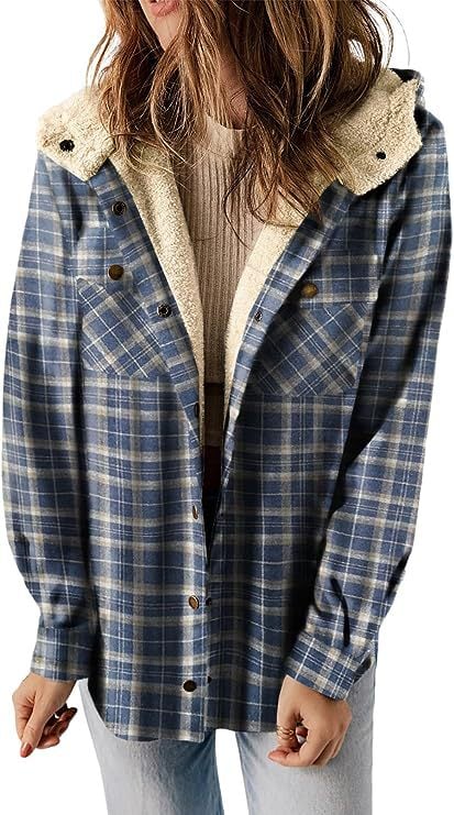 Carole - Elegant & Cozy Plaid Wool Jacket Vest with Hood for Women