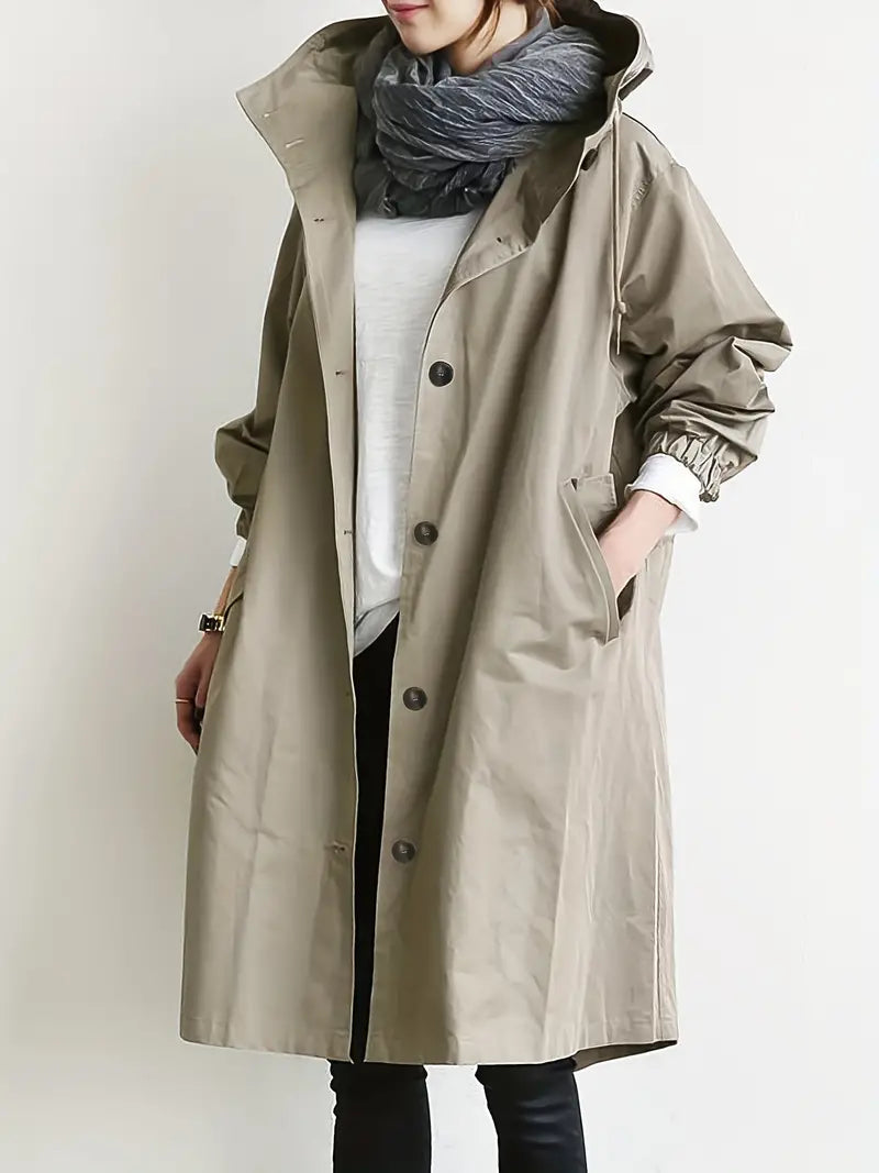 Irene - Trendy Women's Waterproof Hooded Rain Jacket