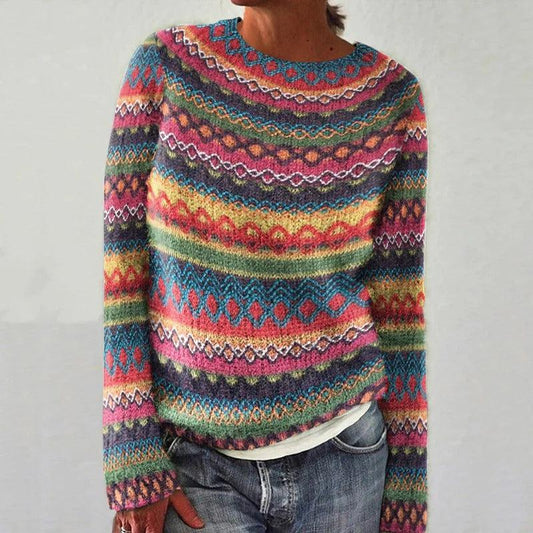 Women's Jumper Multicolored Size M Cotton Blend-1