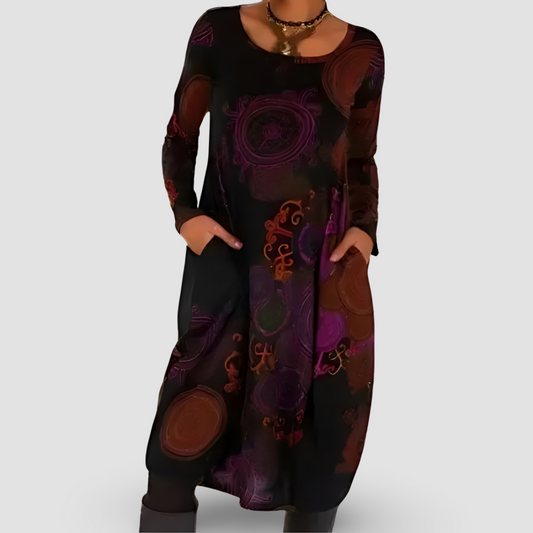 Zoey - Chic and Cozy Boho Winter Dress for Women