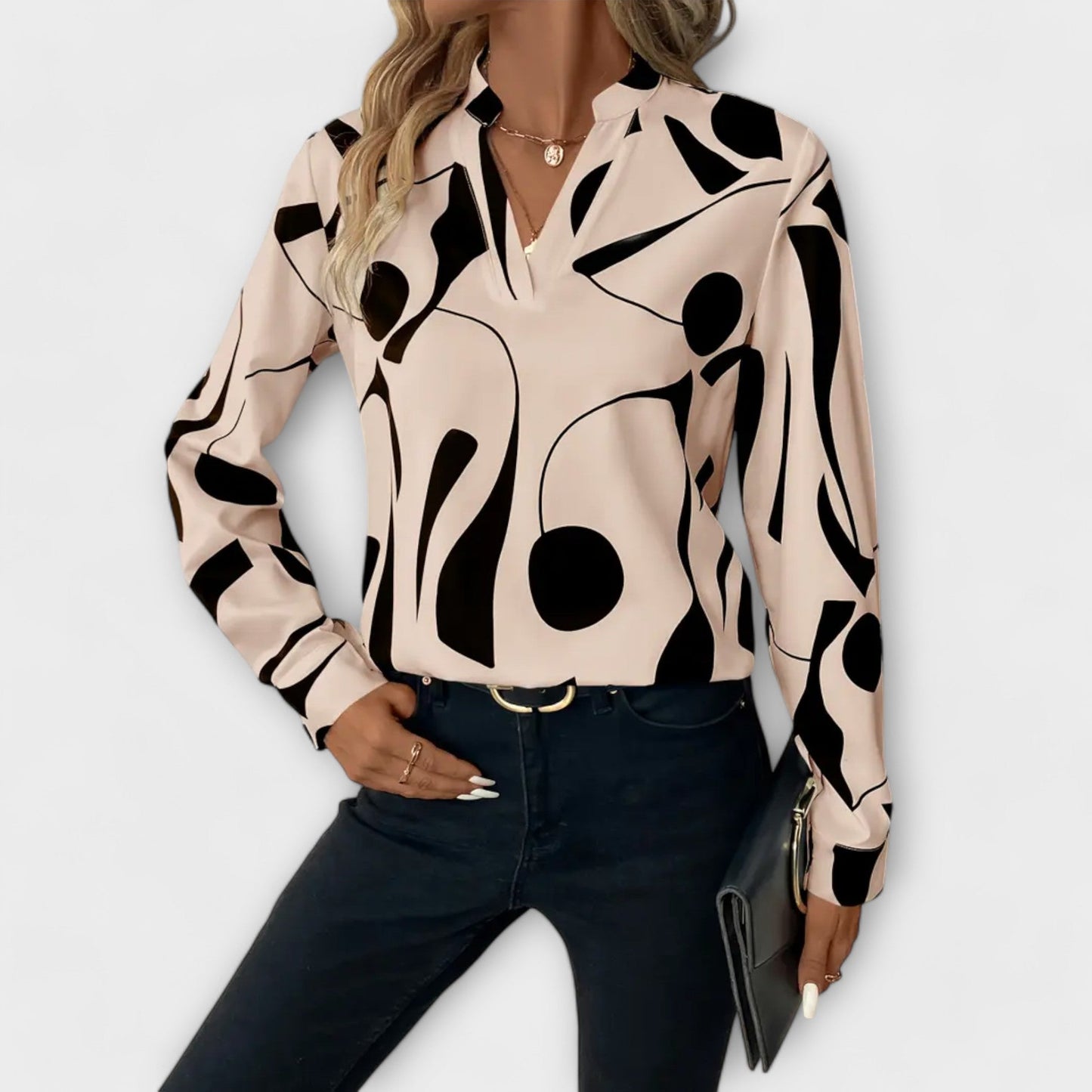 Eliza - Graceful Blouse with an Exquisite Design for Women