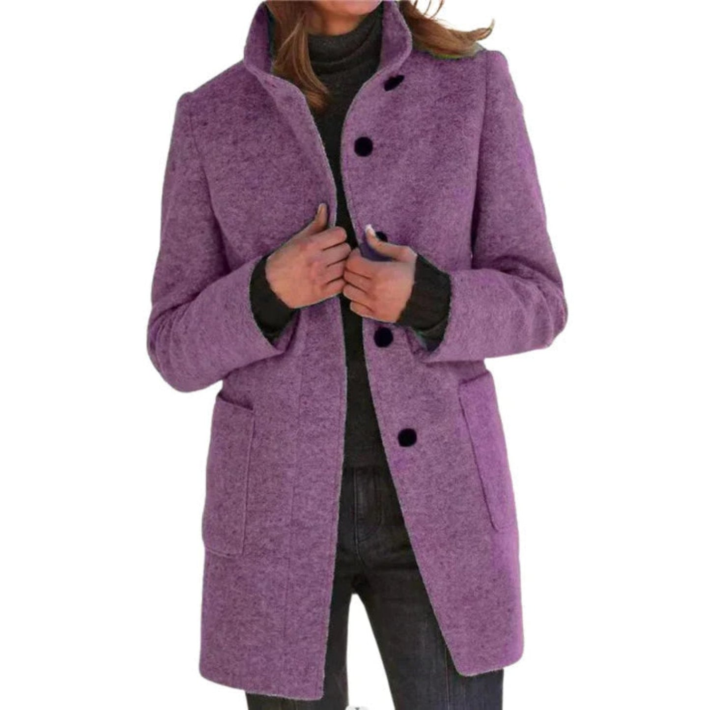 Ahndrea -Warm  Wool Coat for Women