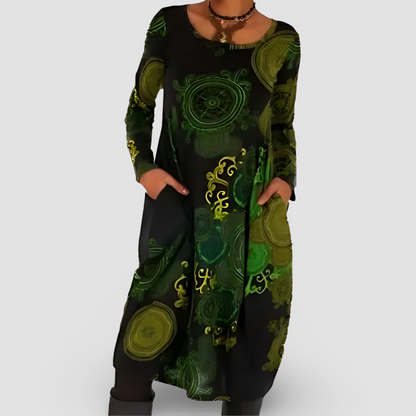 Zoey - Chic and Cozy Boho Winter Dress for Women