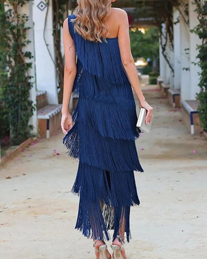 Emma - Boho Dress with Fringe for Women