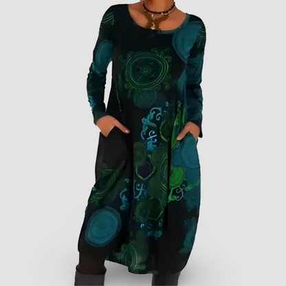 Zoey - Chic and Cozy Boho Winter Dress for Women