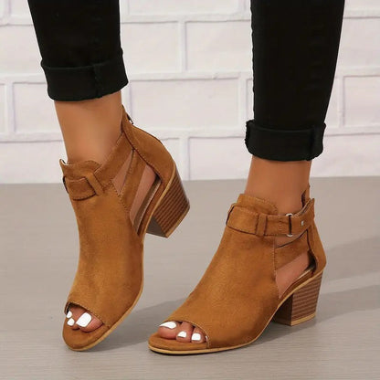 Mercy - Classic Chunky Heel Sandals for Women