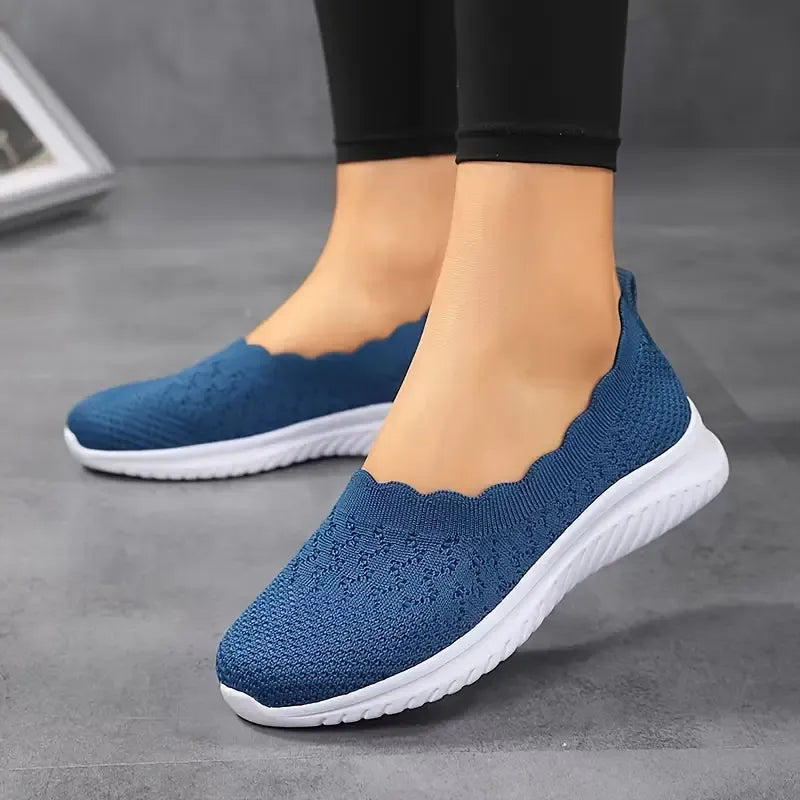 Katie - Breathable Slip-On Knit Flat Shoes for Women