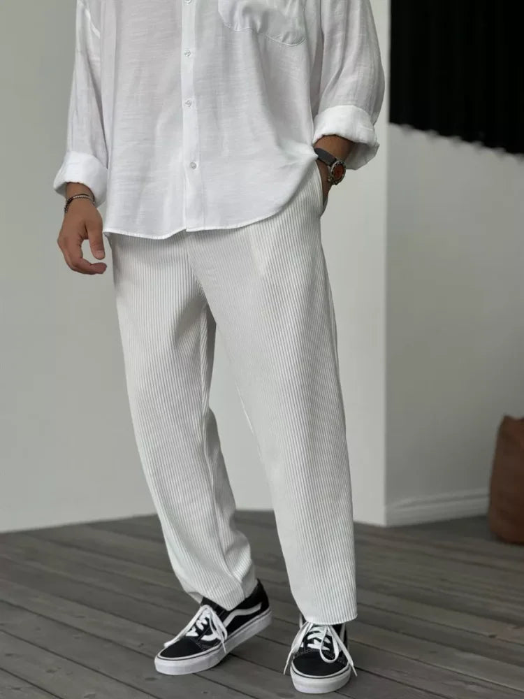 Sebastian - Sophisticated Relaxed-Fit Trousers for Men