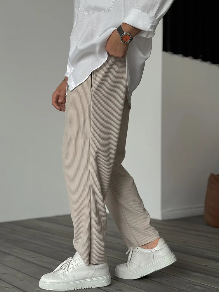 Sebastian - Sophisticated Relaxed-Fit Trousers for Men