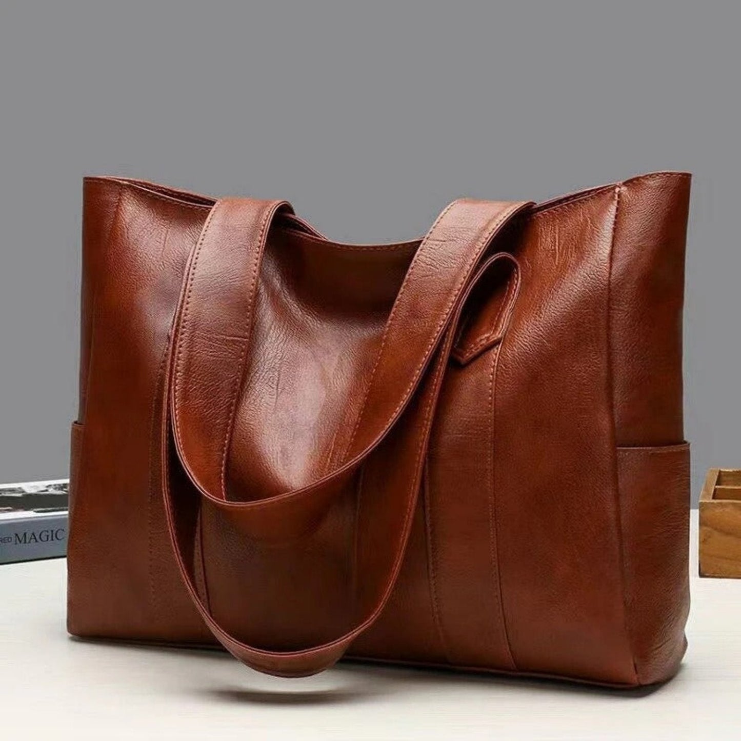 Ivy - Vintage Leather Shoulder Bag for Women