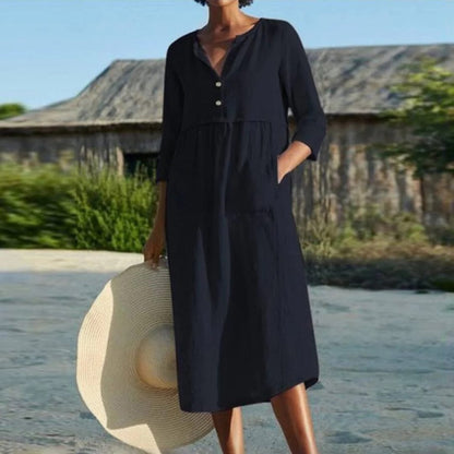 Estrella - Midi Dress - Leisure - High Quality Modern Style - Ideal for Summer