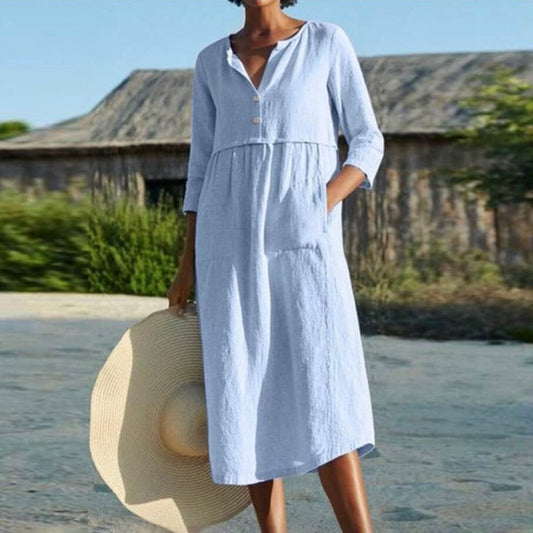 Estrella - Midi Dress - Leisure - High Quality Modern Style - Ideal for Summer