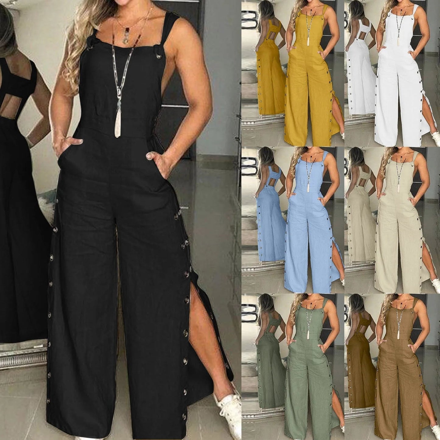 London - Jumpsuit - Casual - Light Formal Style - Perfect For Casual Days