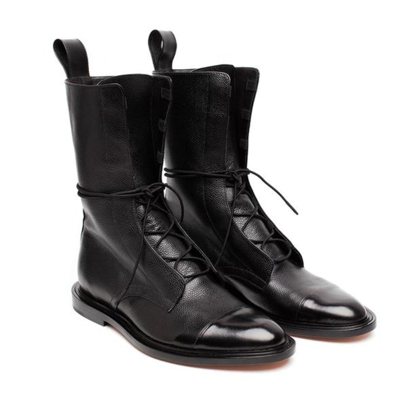 Dahlia - Elegant And Classic Women's Vegan Ankle Boots In Smooth Leather