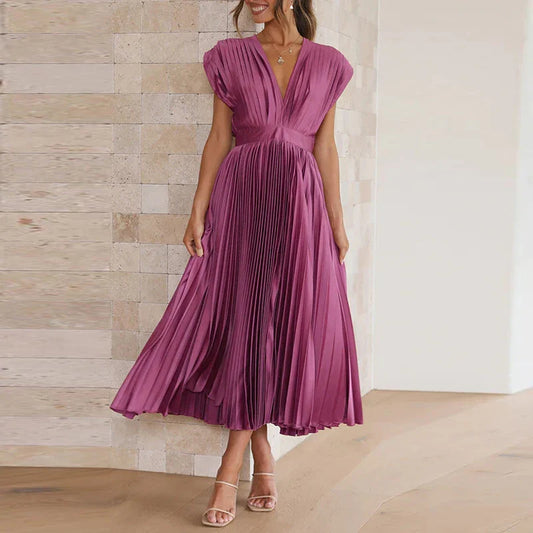 Darah -Feminine And Alluring Pleated Dress For Any Occasion