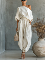 Bianca | One-Shoulder Two-Piece Set