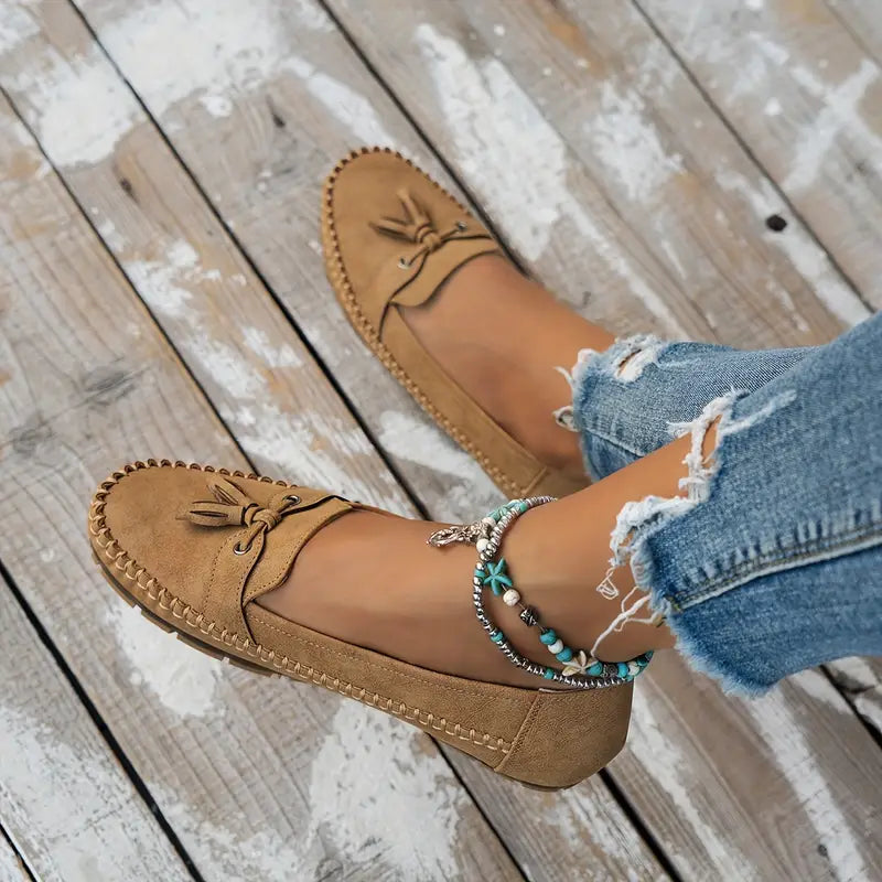 Bridgette - Stylish and Comfortable Moccasin Shoes for Women