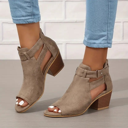 Mercy - Classic Chunky Heel Sandals for Women