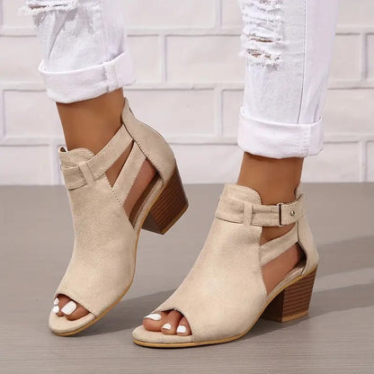 Mercy - Classic Chunky Heel Sandals for Women