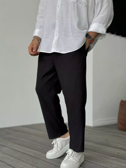 Sebastian - Sophisticated Relaxed-Fit Trousers for Men