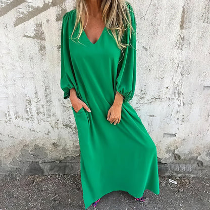 Cristina - Chic and Comfortable Boho Dress with Pockets for Women