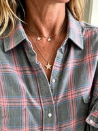 Maren | Women's Oversized Brushed Cotton Flannel Shirt