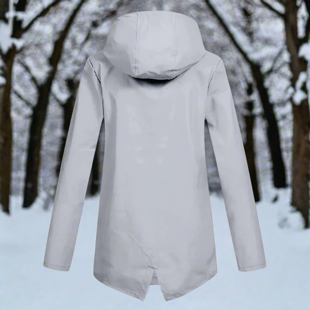 Lorraine | Hooded Waterproof Longline Rain Jacket